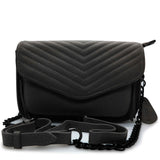 Kiara Crossbody Quilted Flap