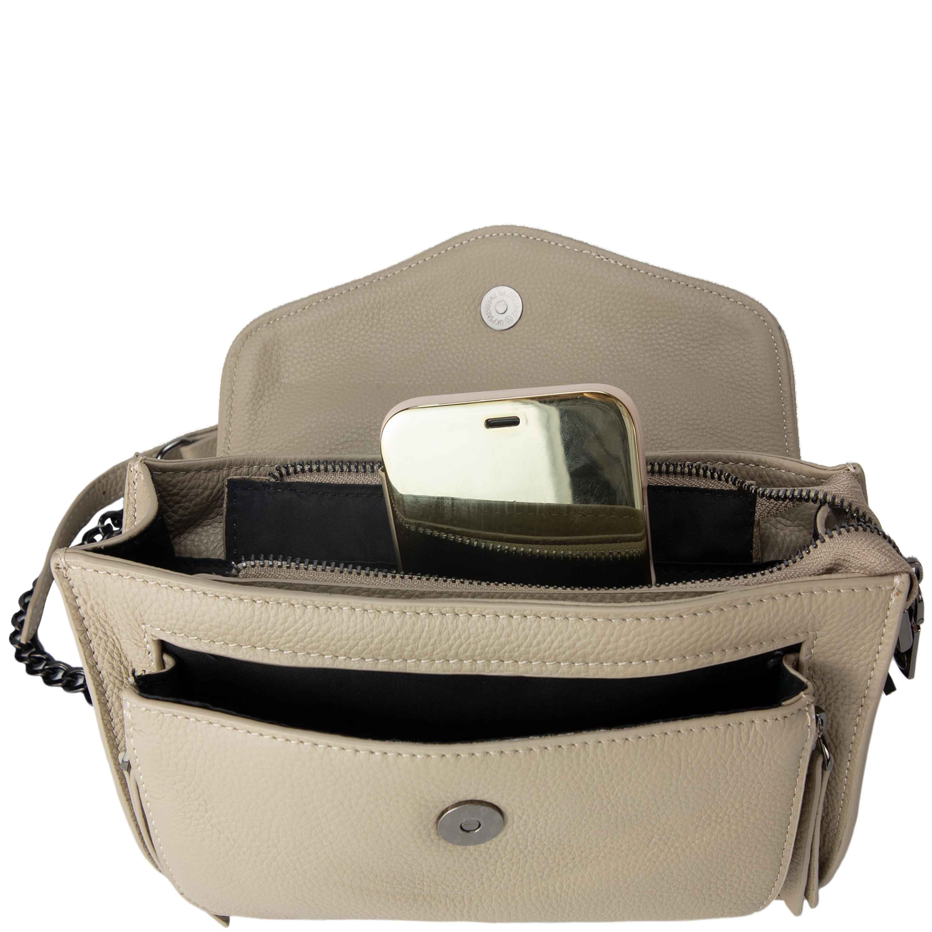 Kiara Crossbody Quilted Flap