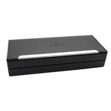 Warner Metal Pen w/ Leather Box Black
