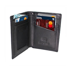 Harper 9 Slots Vertical RFID Wallet Black