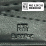 Granville 12 Slots Vertical RFID Wallet Black