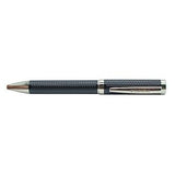 Wellington Metal Pen w/ Leather Box Black