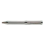 Walmer Metal Pen w/ Leather Box Silver
