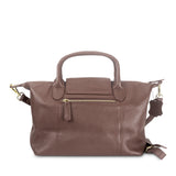 Astrid 2-Way Handbag with Shoulder Strap Choco Brown