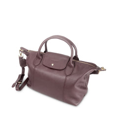 Astrid 2-Way Handbag with Shoulder Strap Purple Taro