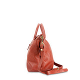 Astrid 2-Way Handbag with Shoulder Strap Rust