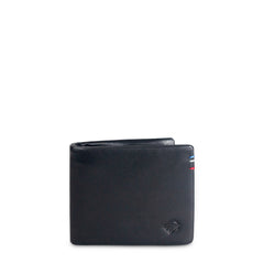 BOROUGH RFID Short Wallet Black with Tri-Color Band