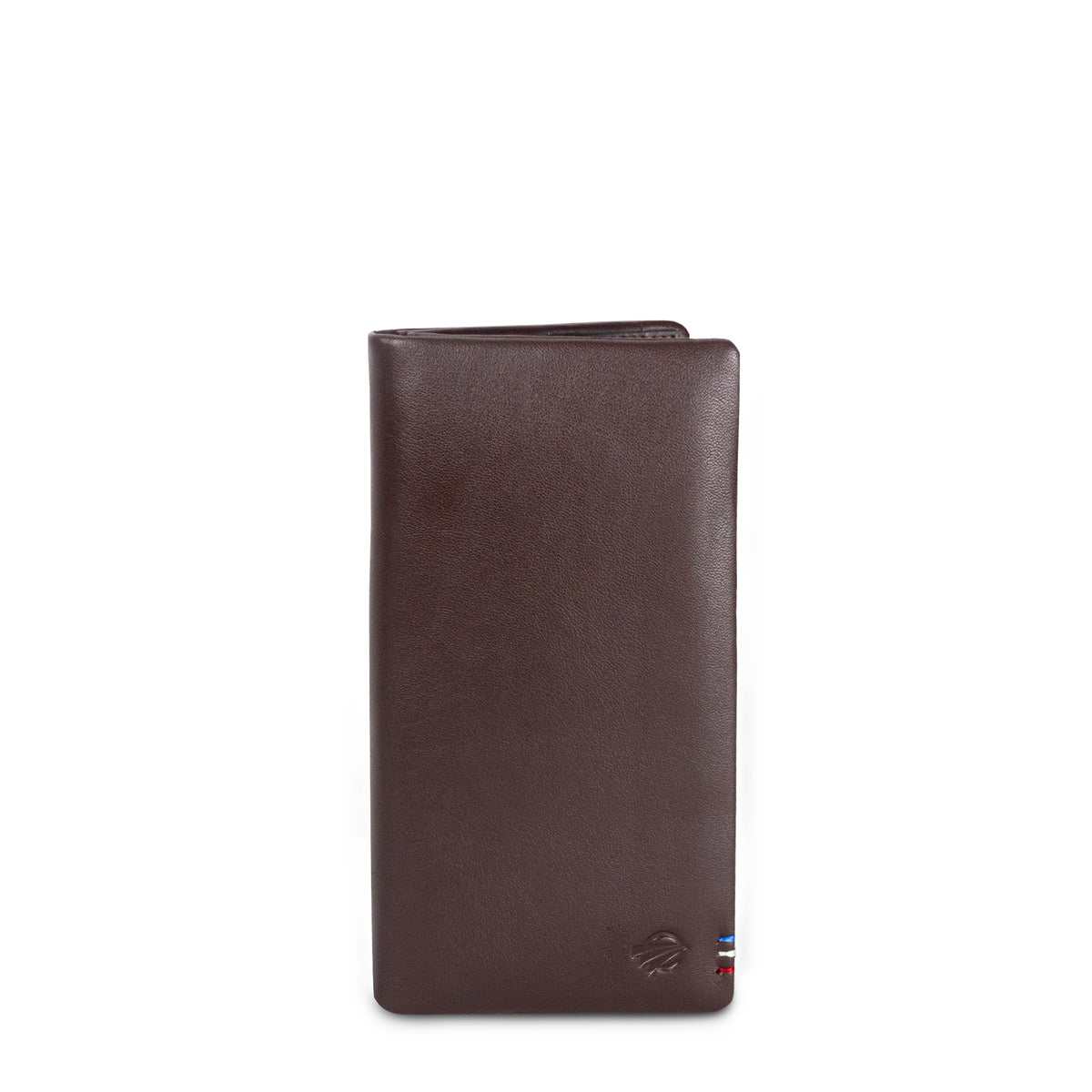 BOROUGH RFID Long Wallet Brown with Tri-Color Band