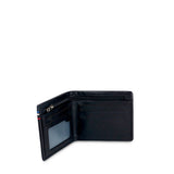 BOROUGH RFID Short Wallet Black with Tri-Color Band